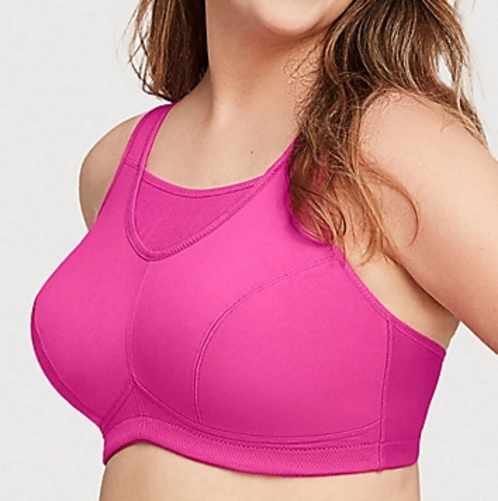 Glamorise Sports Bra style 1066 hot pink